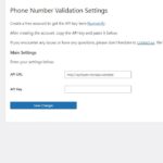 Elementor Phone Number Validation Plugin