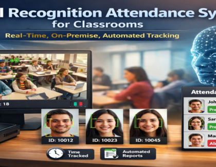 AI face recognition attendance system online for classrooms with real-time tracking and biometric student identification